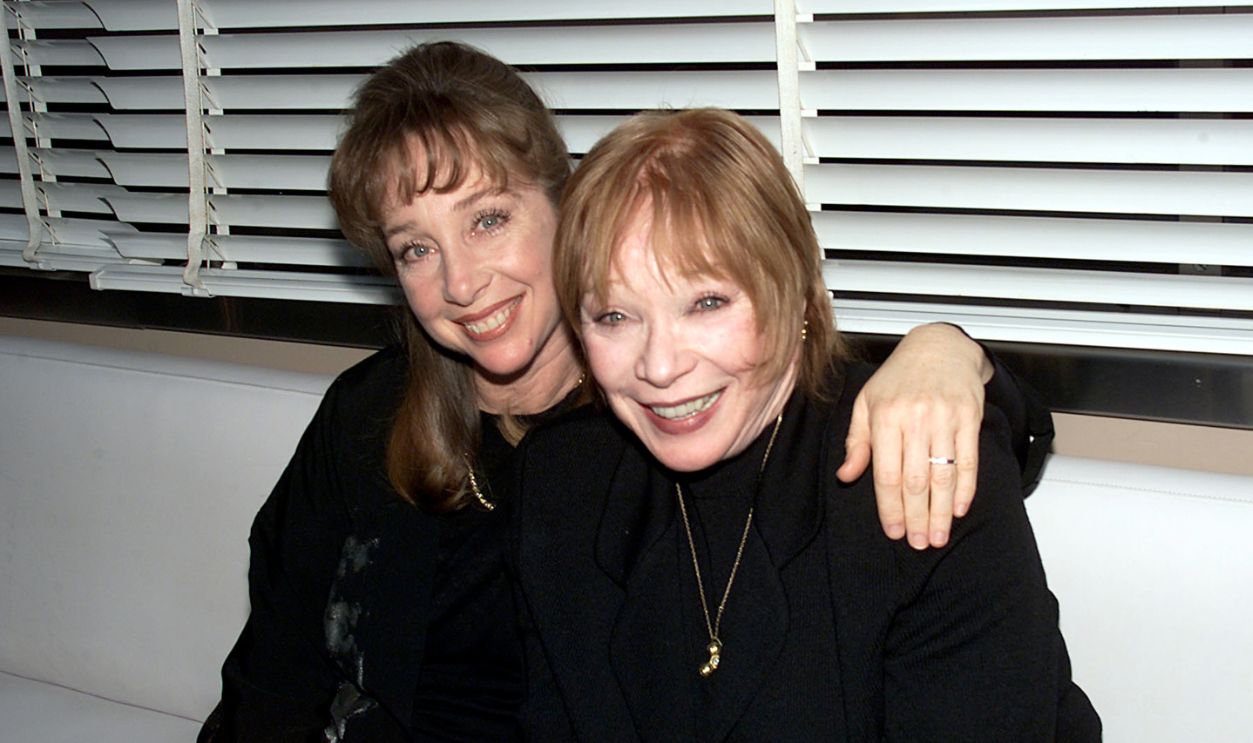 Shirley MacLaine with daughter Sachi Parker at a dinner party for Tom Hanks, hosted by Nora Ephron at 'Isla' restaurant in Greenwhich Village, New York City. Ms. Ephron hosted the party in celebration of Tom Hanks' N.Y. film critics circle award for best