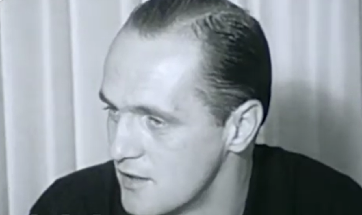Screenshot from The Button-Down Mind of Bob Newhart, Warner Bros. Records (1960)