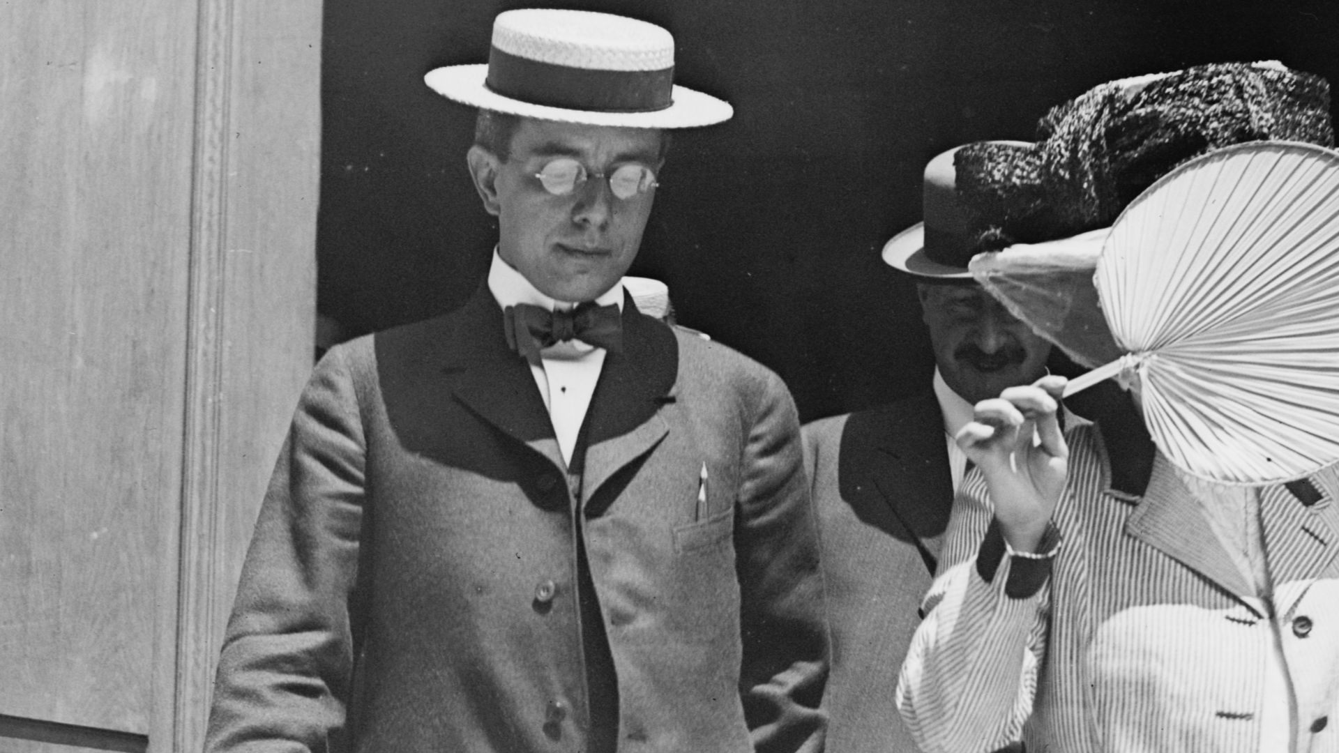 Title: Harry Thaw, with others
Abstract/medium: 1 negative : glass ; 5 x 7 in. or smaller.