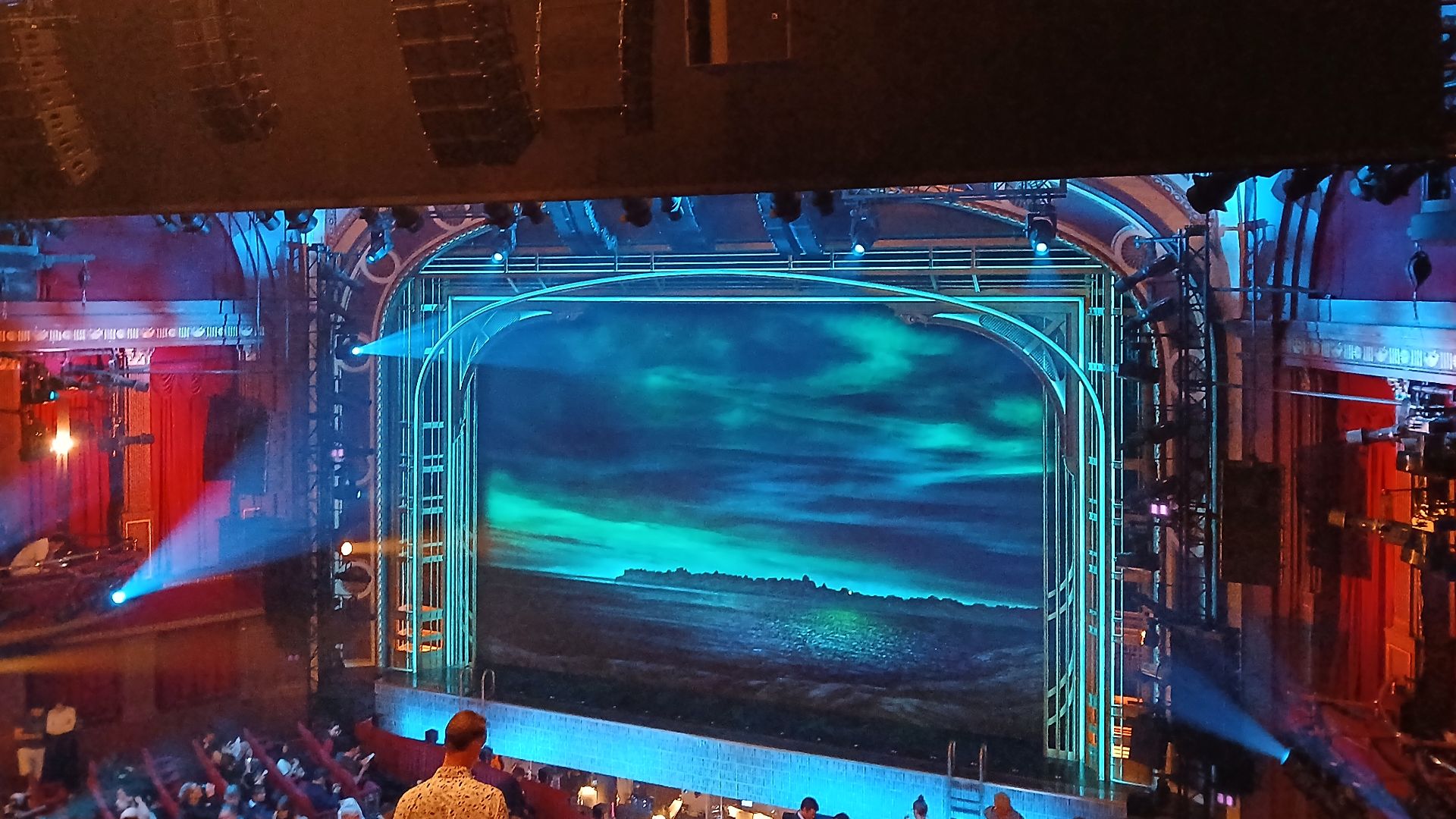 Interior of the Broadway Theatre at 53rd Street in Manhattan, New York, seen in May 2025.