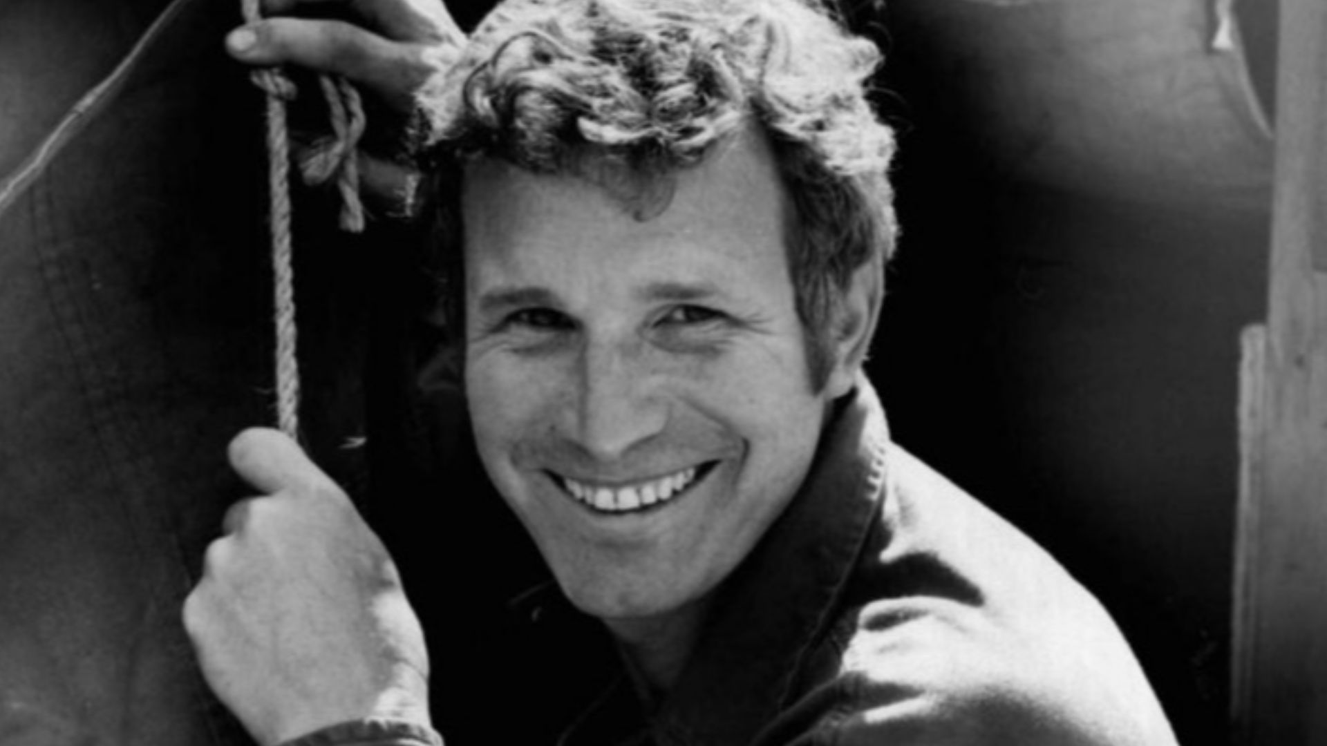 Photo of Wayne Rogers as Trapper John from the premiere of the television program M*A*S*H.