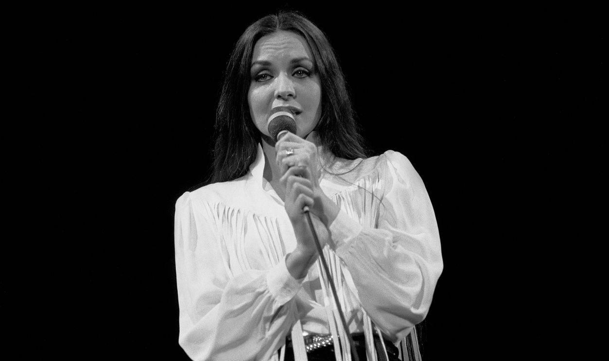 American country and pop musician Crystal Gayle performs onstage at the Volunteer Jam , Nashville, Tennessee, January 30, 1982