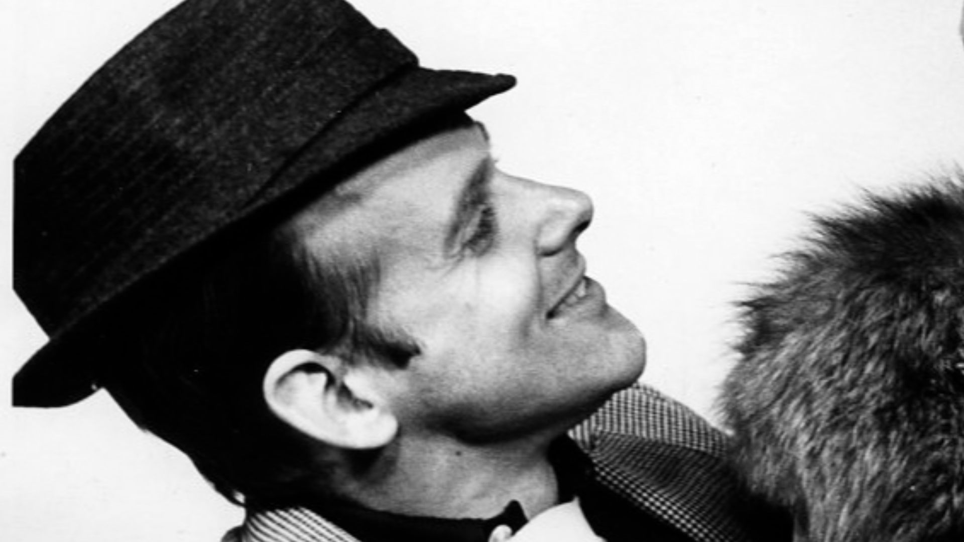 Publicity photo of Bob Fosse and Viveca Lindfors in the 1963 revival of the Broadway musical Pal Joey.