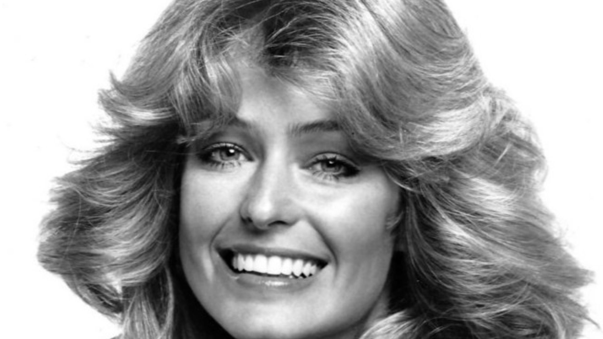 Photo of Farrah Fawcett from the television program Charlie's Angels.
