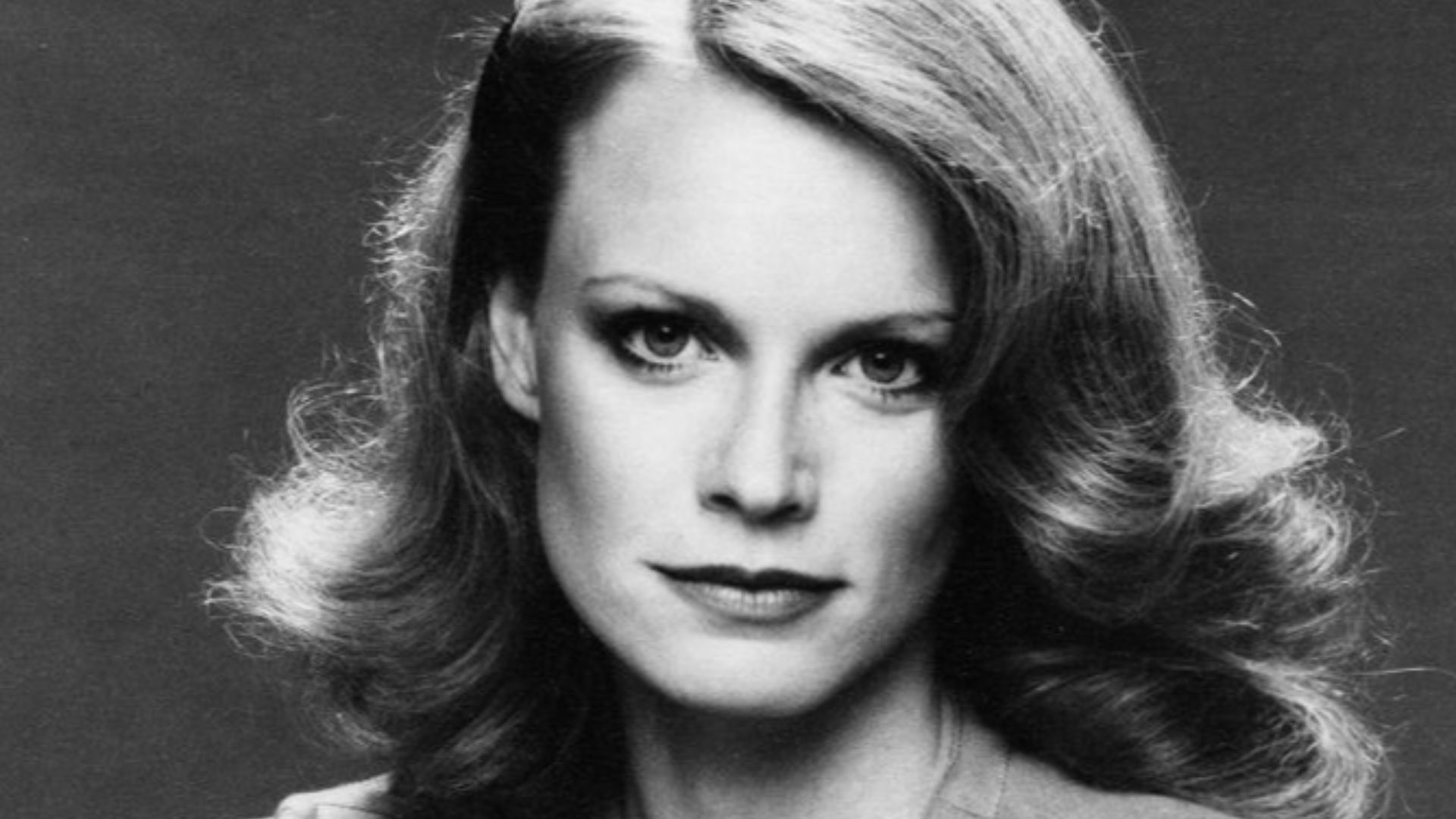 Studio portrait of actress Shelley Hack for the ABC Television program Charlie's Angels, 1979.