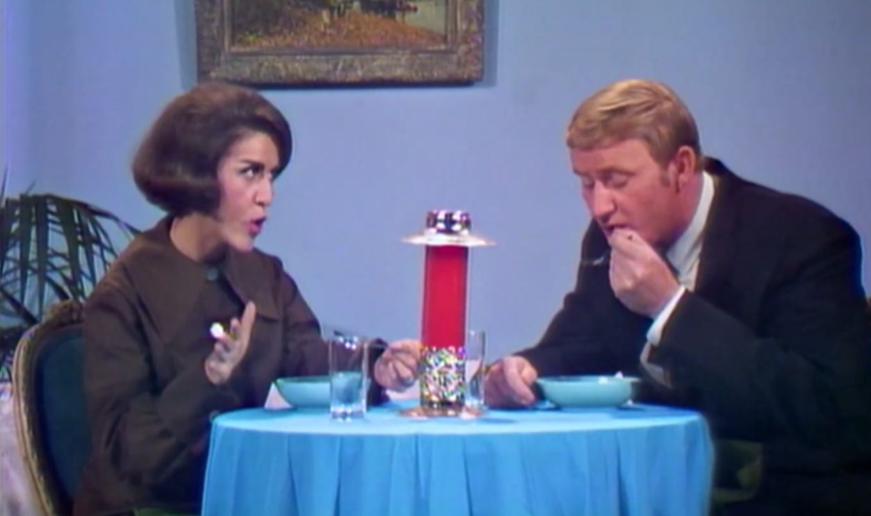 Screenshot from Rowan & Martin's Laugh-In (1968-1973)