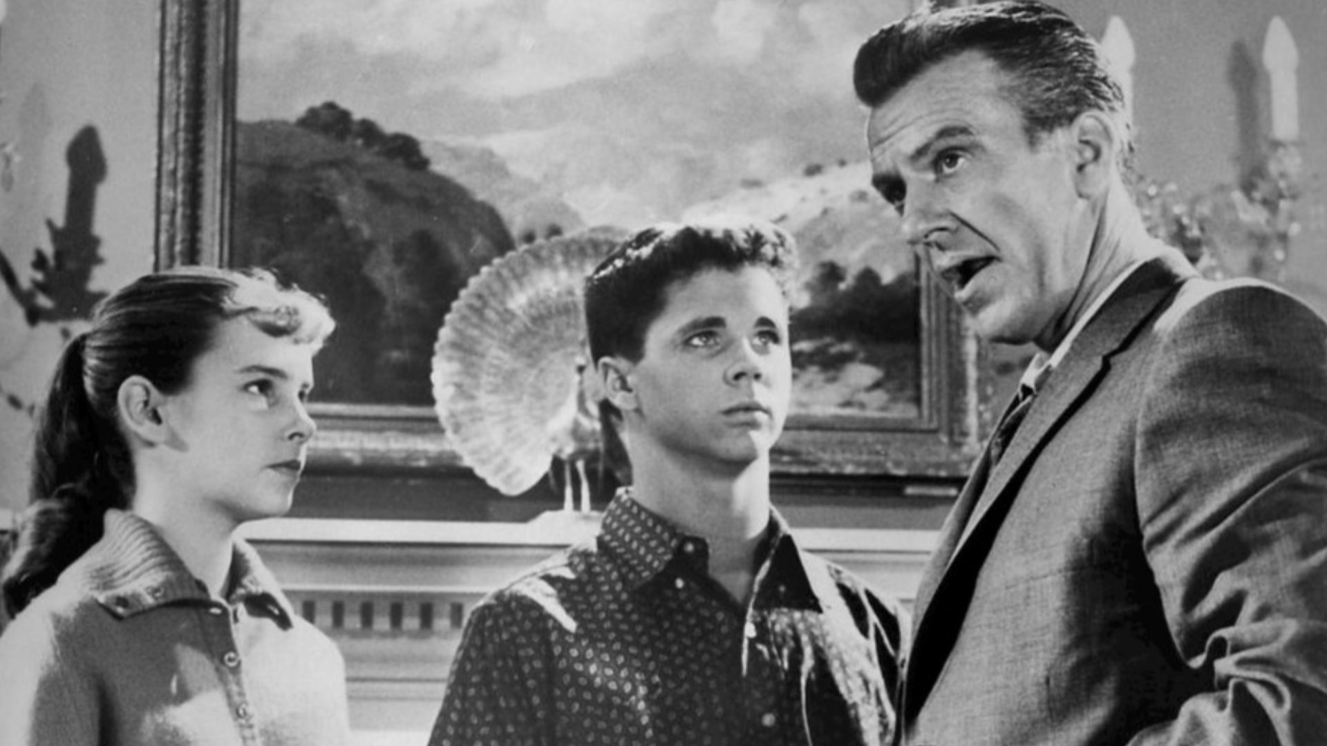 Photo of Carol Sydes aka Cindy Carol, Tony Dow and Hugh Beaumont from Leave It to Beaver.