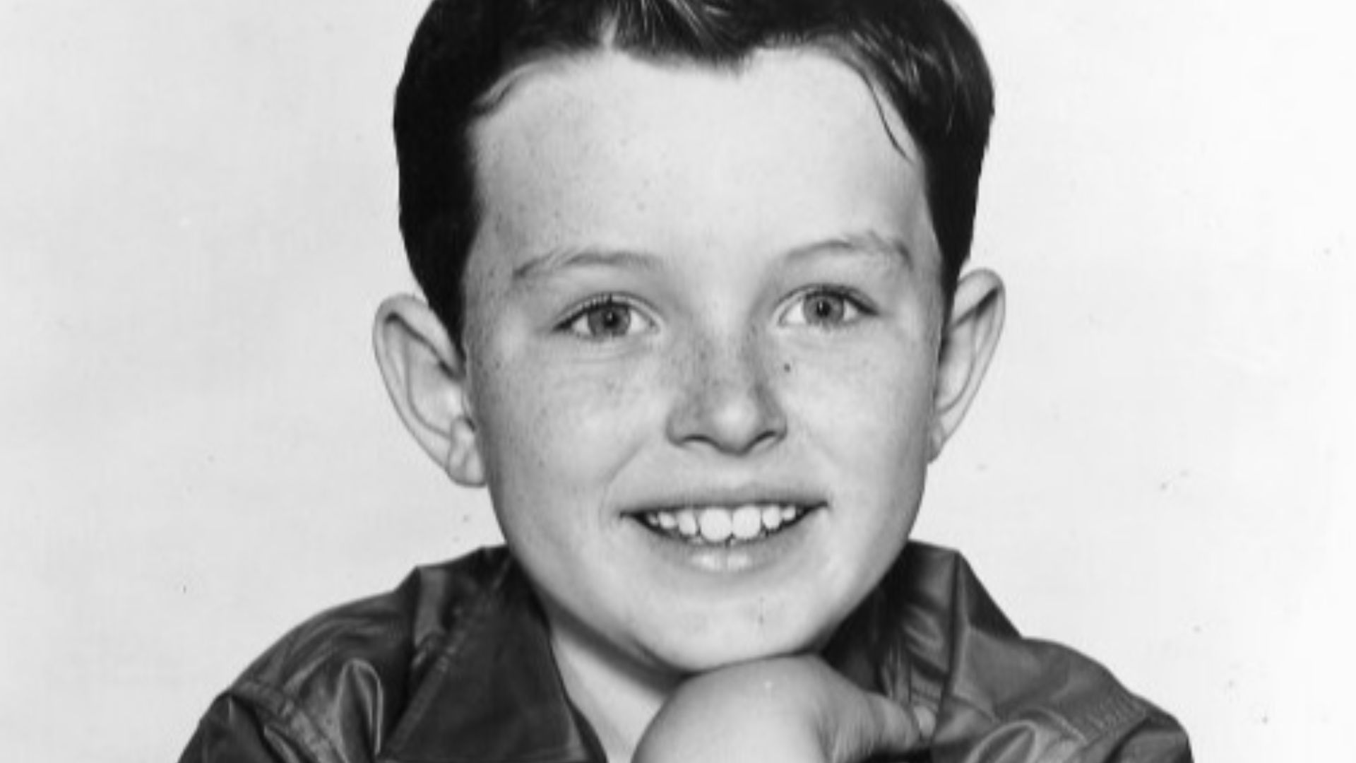 Publicity portrait of Jerry Mathers as Beaver Cleaver from the television program Leave It to Beaver.