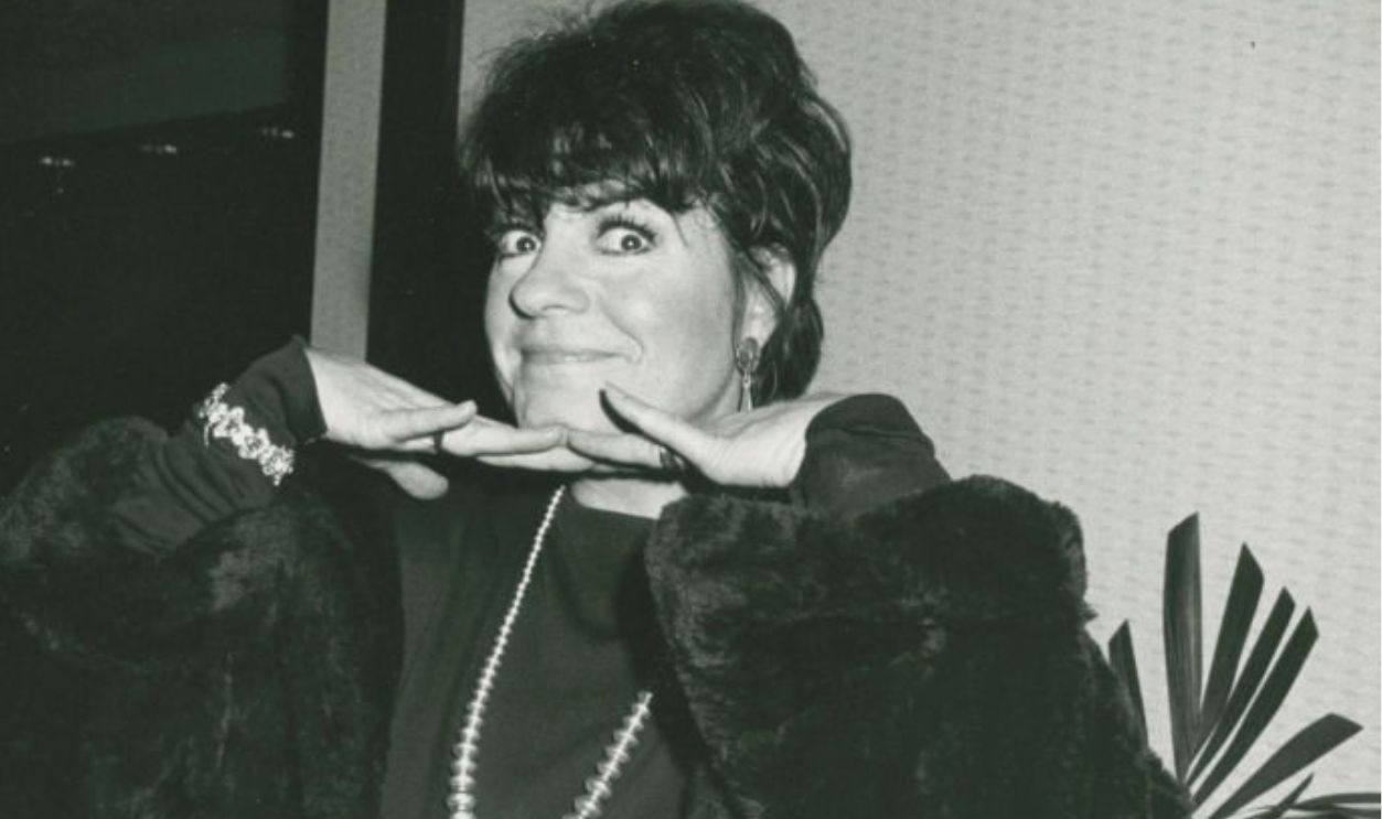 Actress Jo Anne Worley attending Party for Barbara Mandrell on February 28, 1986 at the Sheraton Premiere of Hotel in Los Angeles, California.