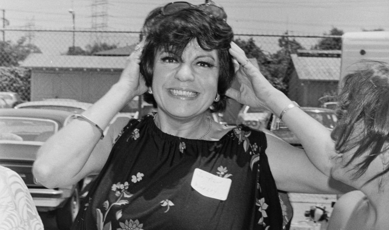 American actress and comedian Jo Anne Worley at an Actors and Others for Animals celebrity fair at the Columbia Ranch (later the Warner Bros Ranch) in Burbank, Los Angeles, California, July 1979.