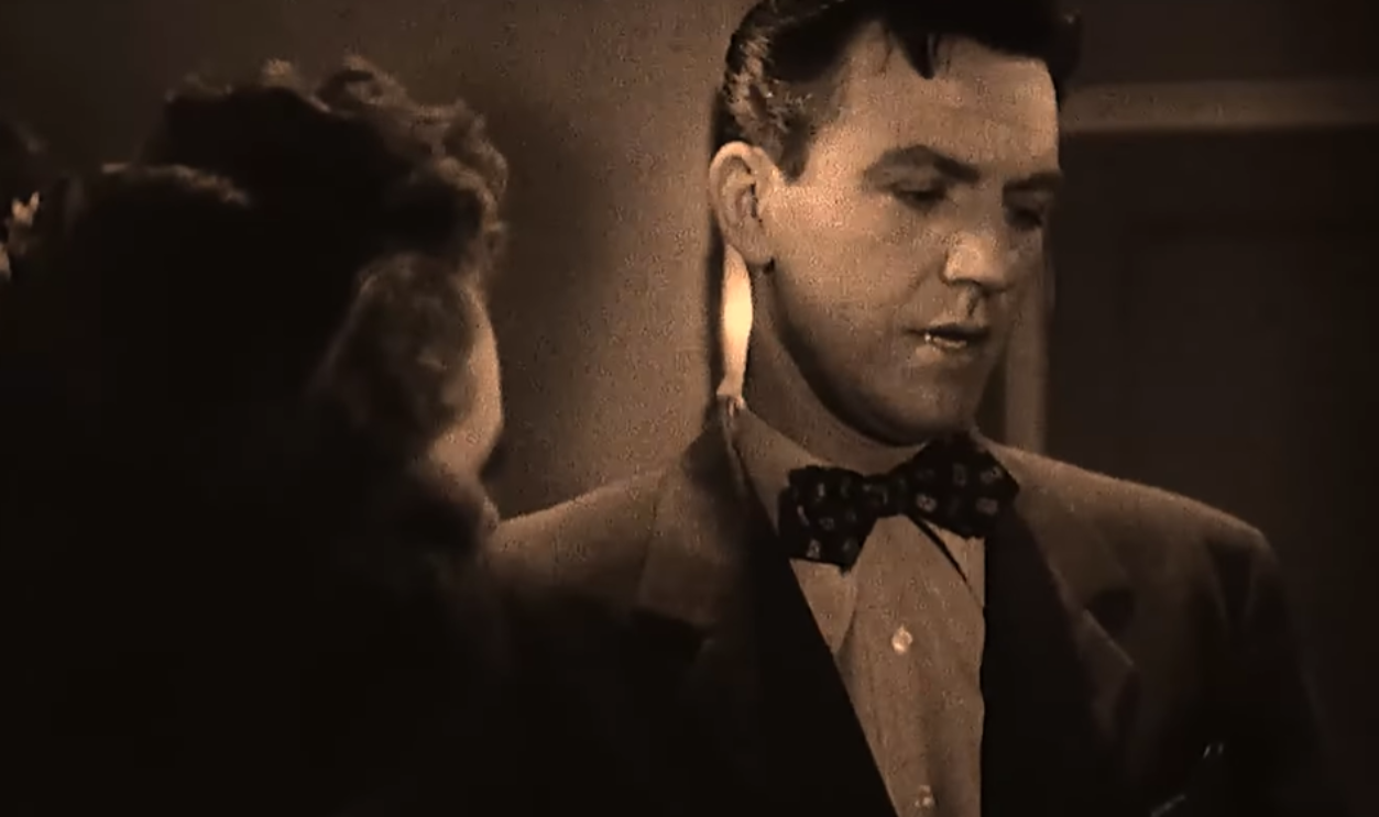 Screenshot from Larceny in Her Heart, Monogram Pictures (1946)