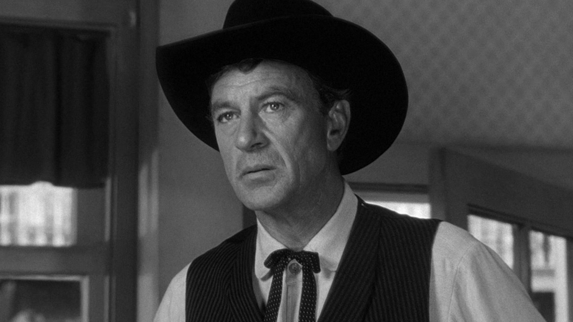 Gary Cooper in the film trailer for High Noon, 1952