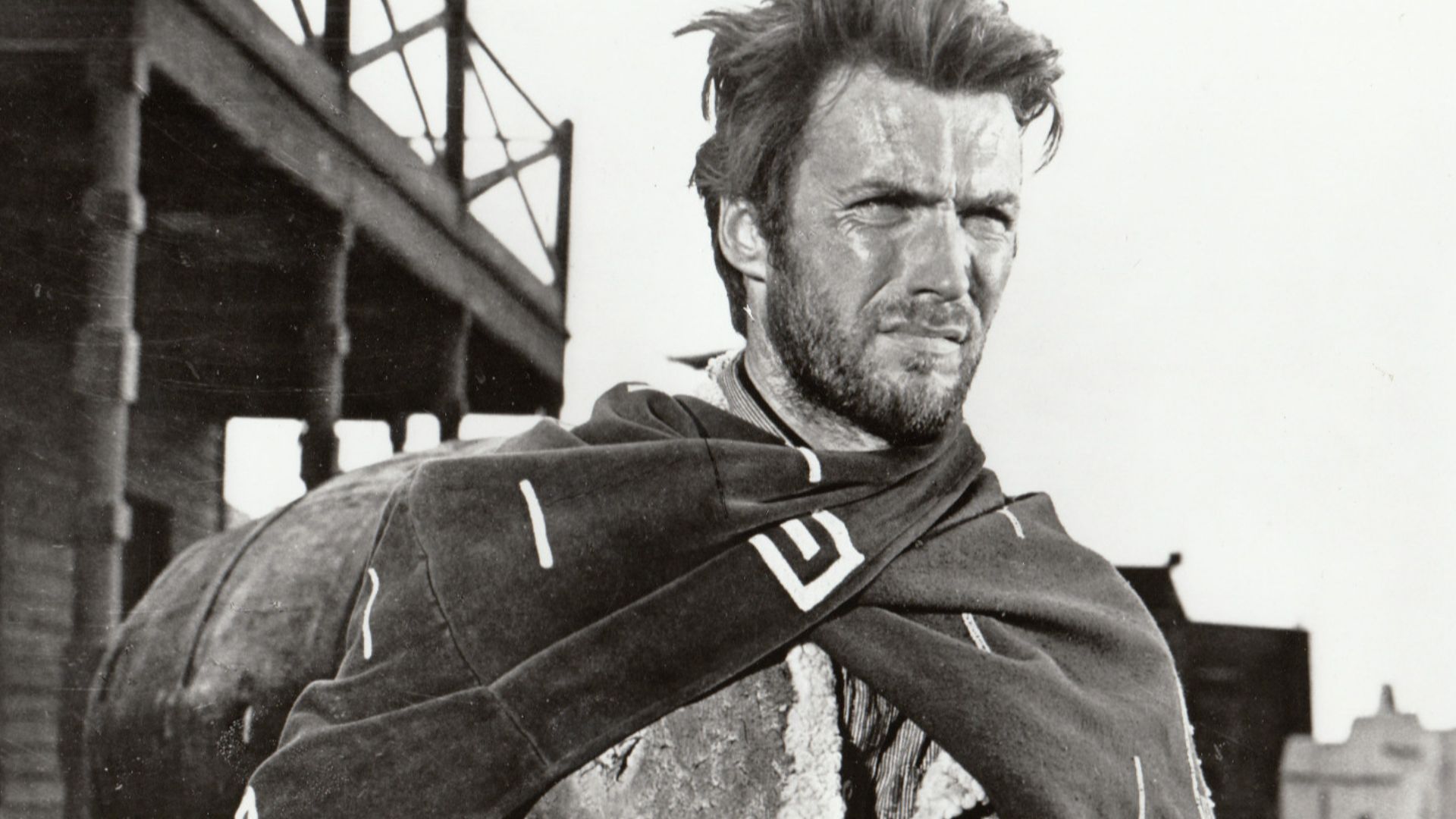 Publicity photo of Clint Eastwood for A Fistful of Dollars (Per un pugno di dollari)