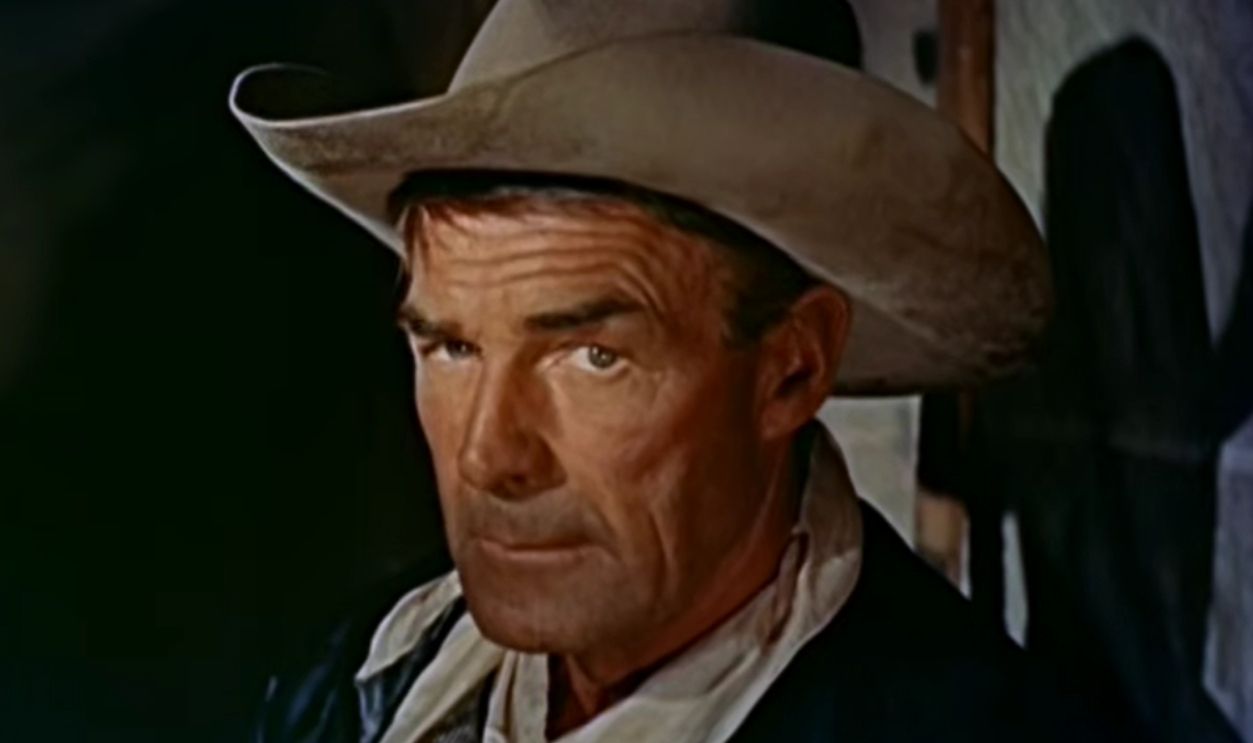 Screenshot from Seven Men from now (1956)