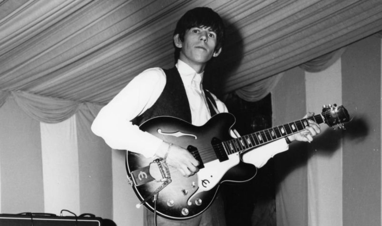 Rolling Stones - Keith Richards, 4th National Jazz and Blues Festival, Richmond, London, 1964. Artist Brian Foskett.