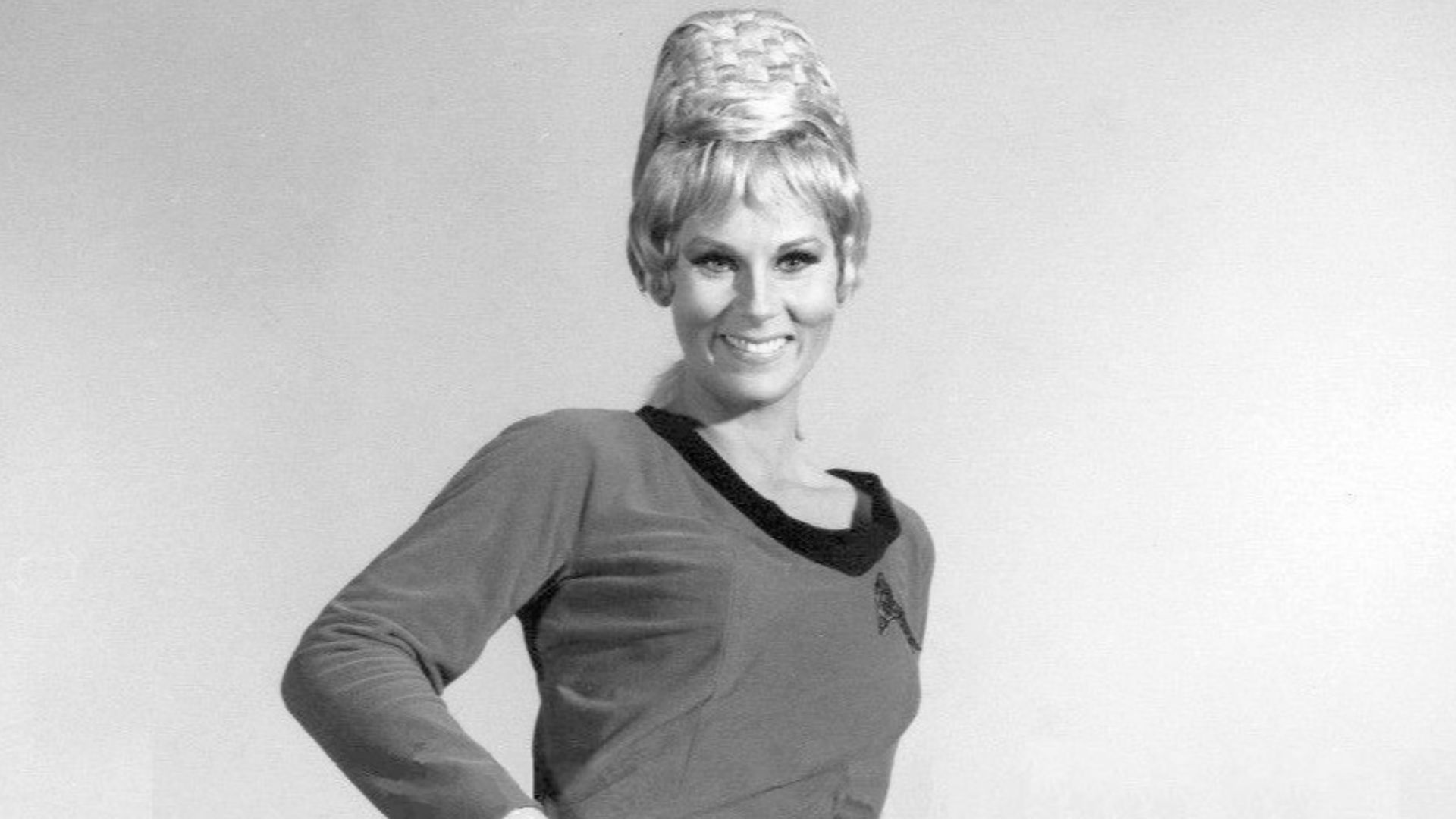 Photo of Grace Lee Whitney as Janice Rand from the television series Star Trek.