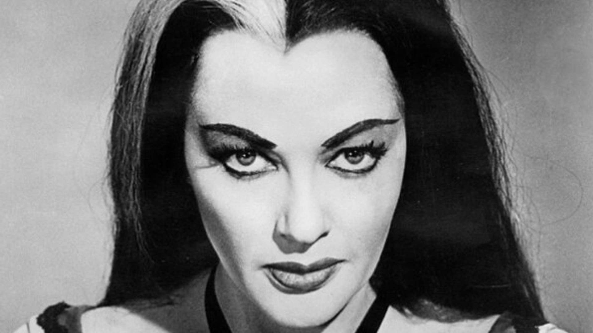American actress Yvonne de Carlo as Lily Munster in a publicity photograph from 1964.