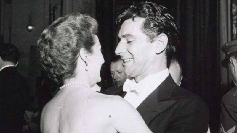 Felicia and Leonard Bernstein