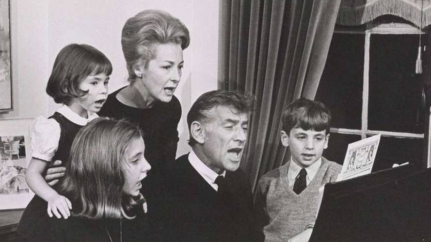 Leonard Bernstein family, November, 1965