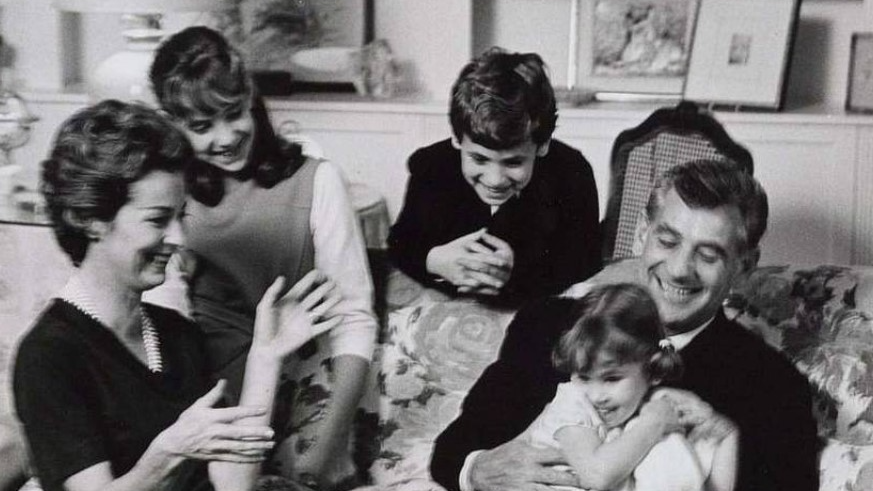 Leonard Bernstein Family, Nov. 12, 1964
