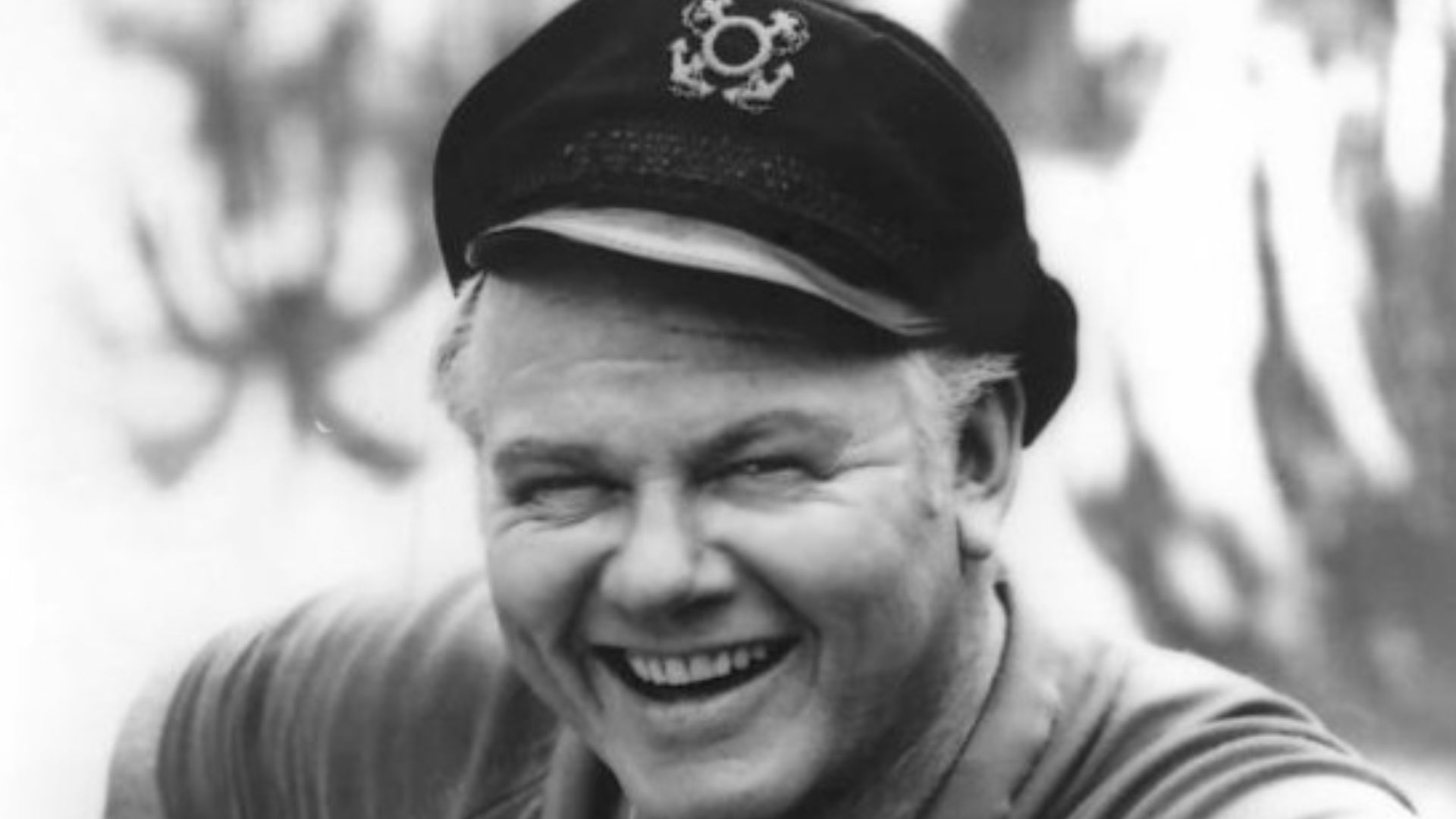 Photo of Alan Hale, Jr. as the Skipper from the television program Gilligan's Island.