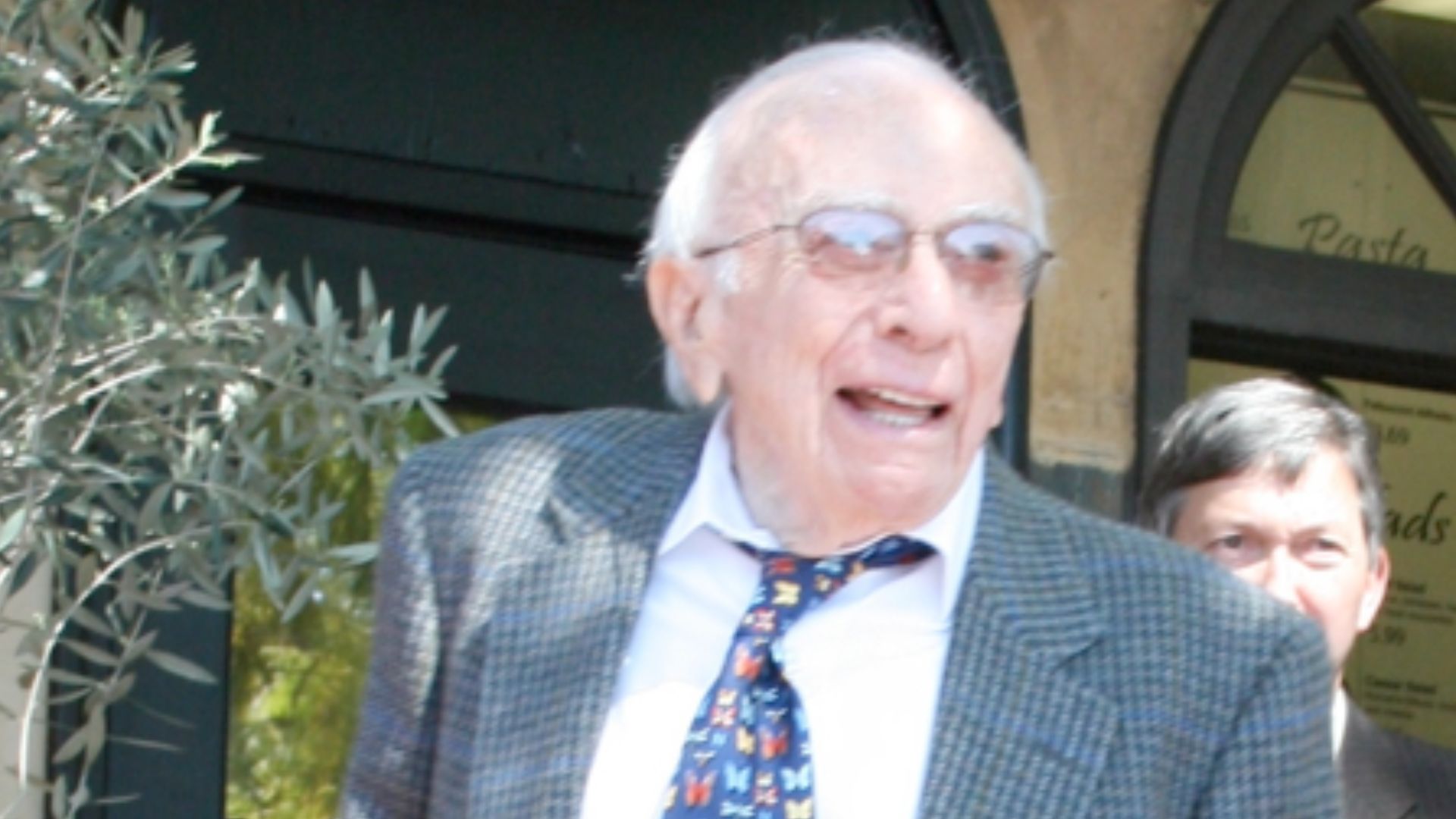 Sherwood Schwartz receiving his star on the Hollywood Walk of Fame (2008)