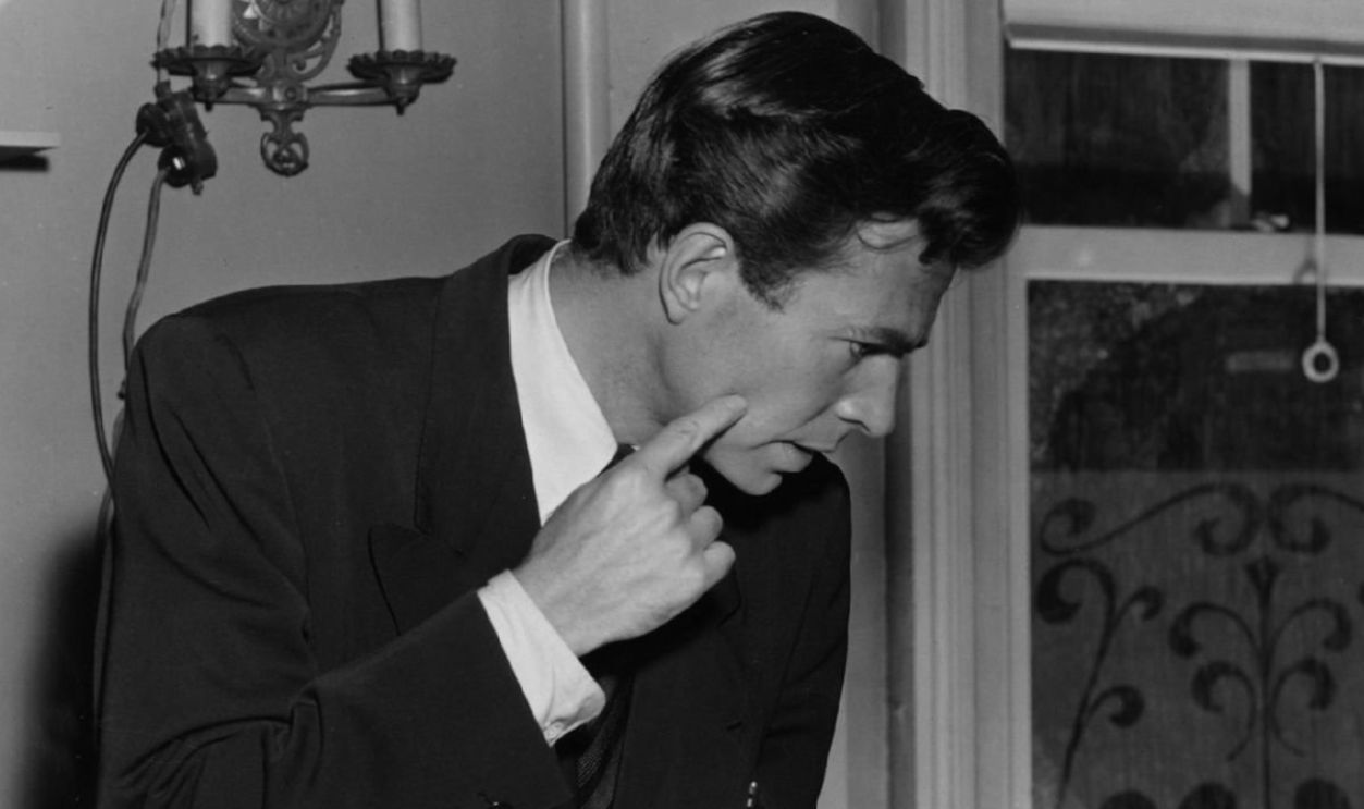 Kino. Gefangen, (CAUGHT) USA, 1949, Regie: Max Ophüls, JAMES MASON, BARBARA BEL GEDDES.
