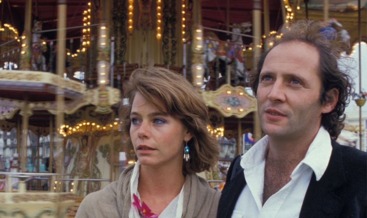 Le réalisateur Robert Dornhelm et Susan Dey, l'actrice principale de son film 'Echo Park', au Festival du cinéma américain de Deauville en septembre 1985, France.