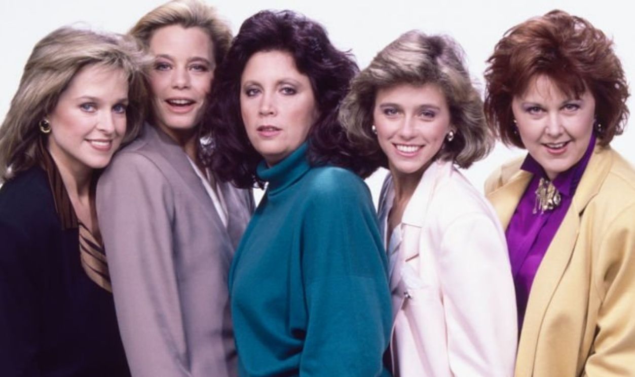 Los Angeles - CIRCA 1986: Female members of T.V.'s L.A. Law pose for a portrait in Hollywood, California