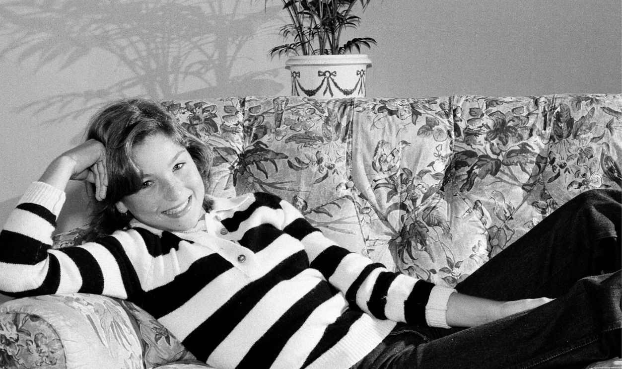 Thirteen-year-old actress Tatum O'Neal, pictured at the Dorchester Hotel, 25th August 1977.