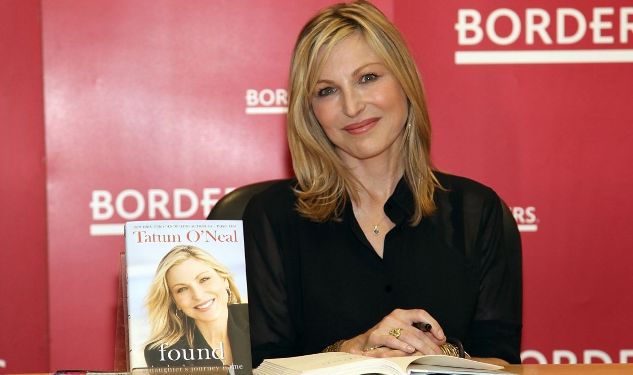 Tatum O'Neal promotes the new book