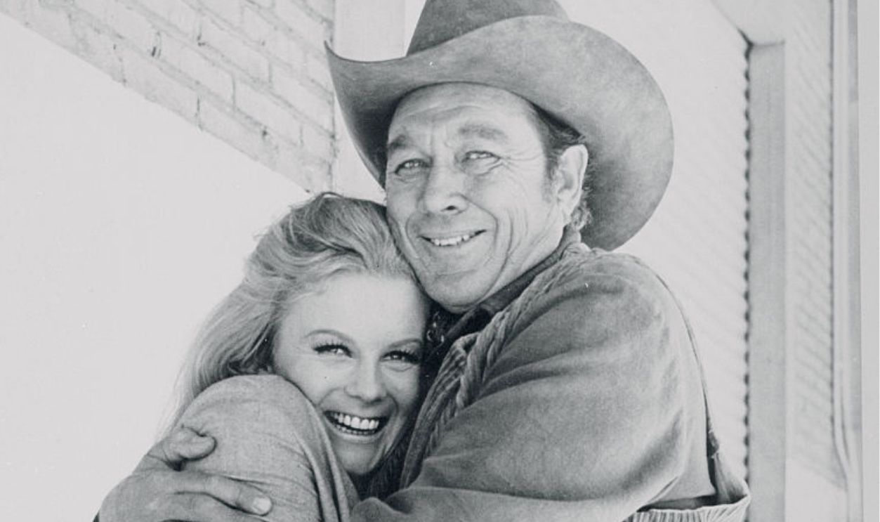 Ann-Margret and Ben Johnson Embracing