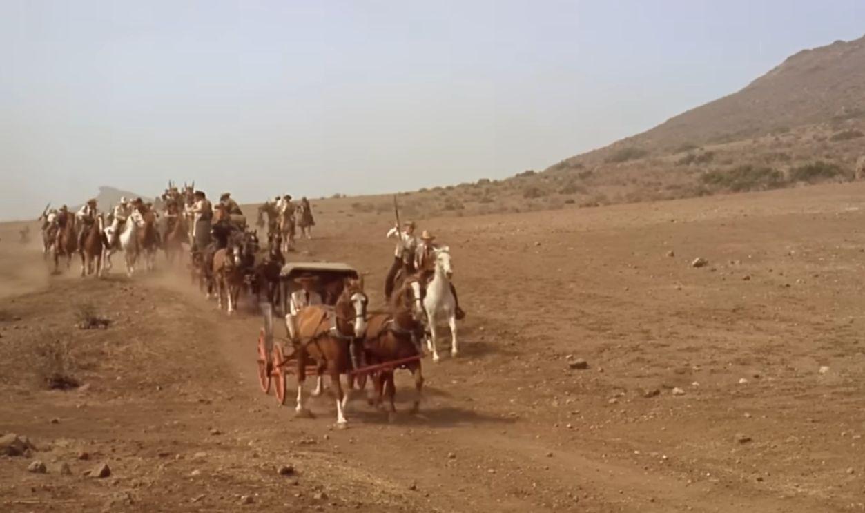 Screenshot from Cheyenne Autumn, Warner Bros. Pictures (1964)