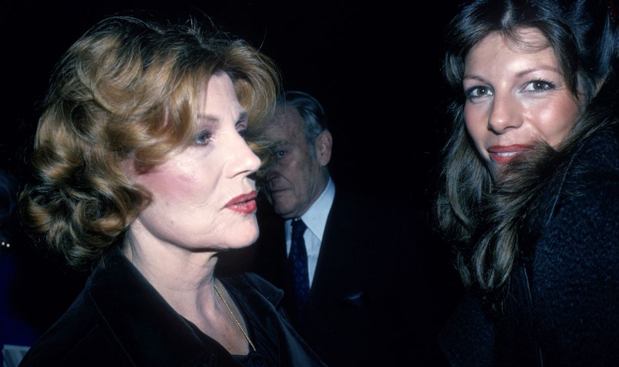 Rita Hayworth and Yasmin Khan circa 1984 in New York City.