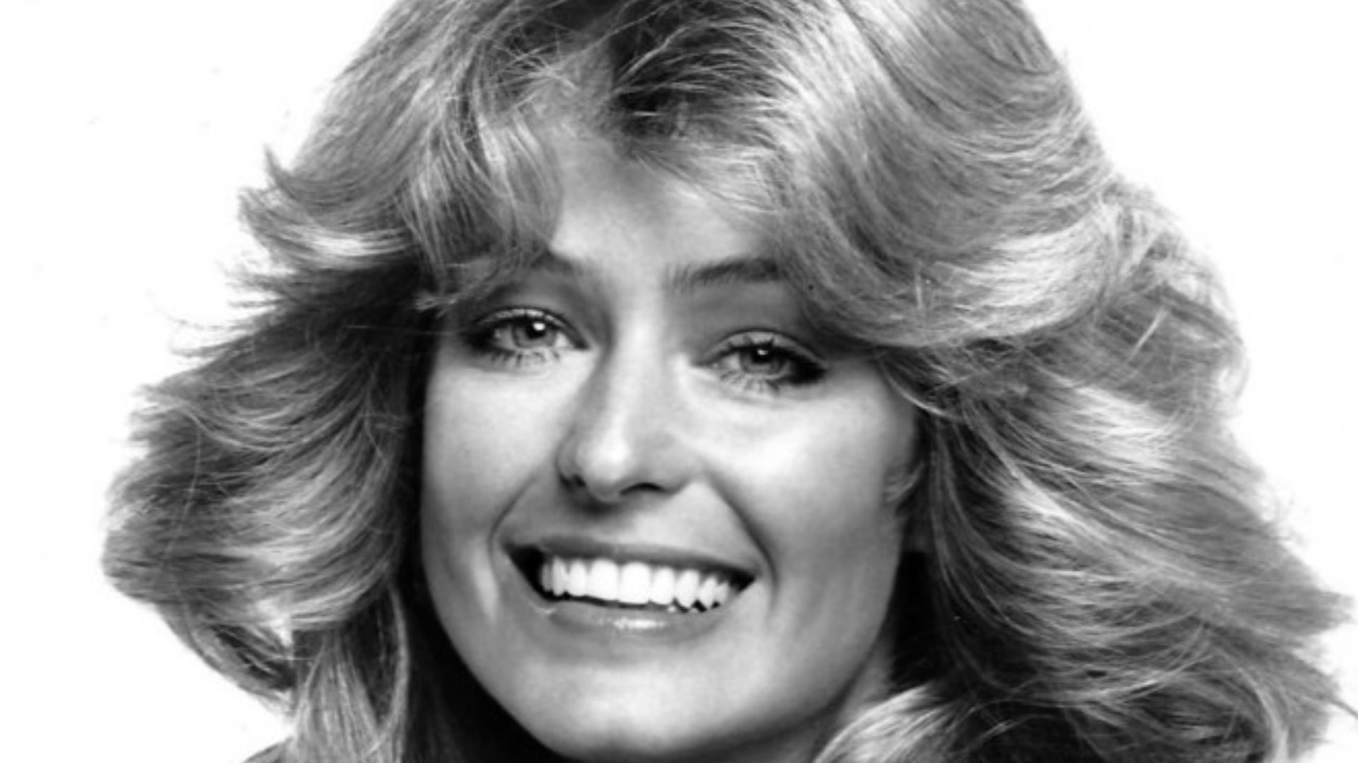 Photo of Farrah Fawcett from the television program Charlie's Angels.