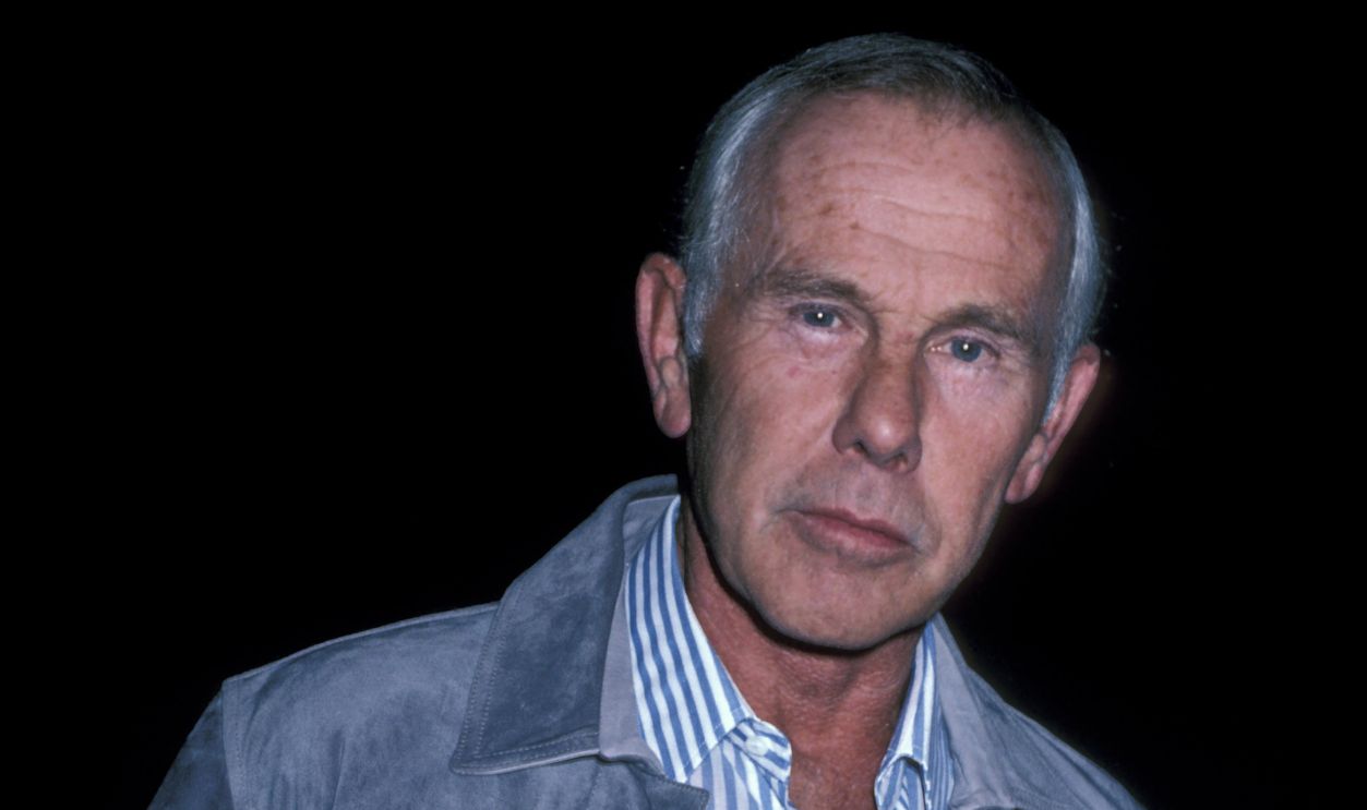 Johnny Carson during Johnny Carson At Spago's - October 15, 1986 at Spago's in Hollywood, California, United States
