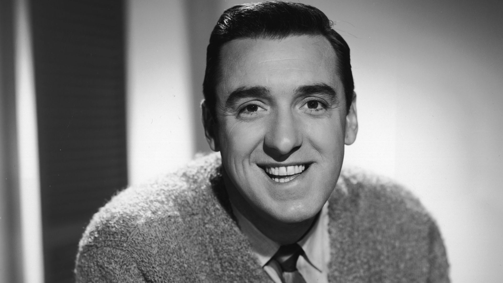 Promotional studio portrait of American actor and singer Jim Nabors.