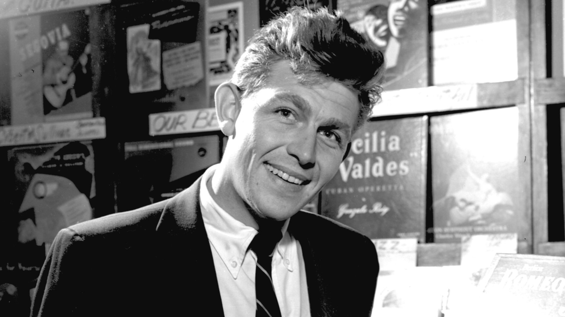 Andy Griffith Promo Tour 1950s.  From Non-Textual Materials, State Archives of North Carolina, Raleigh, NC.