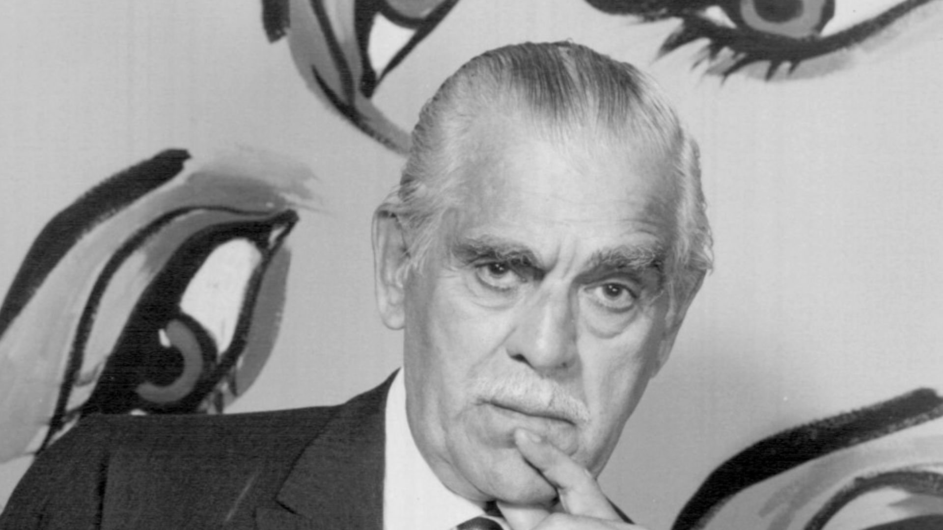 Photo of Boris Karloff from the television program Thriller.