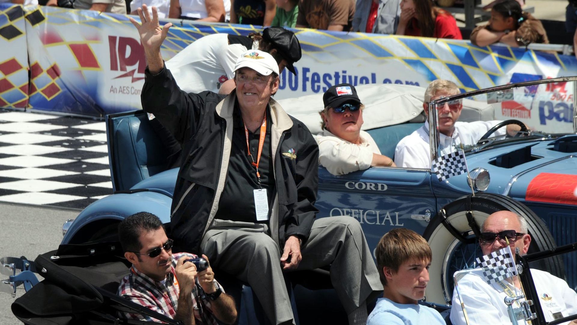 Jim Nabors at the opening of the Indianapolis 500