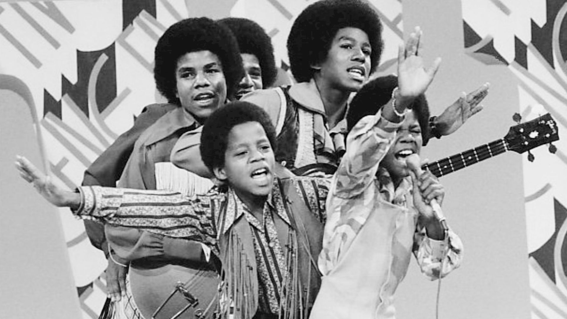 Photo of the Jackson 5 from a guest appearance on The Jim Nabors Show in 1970.