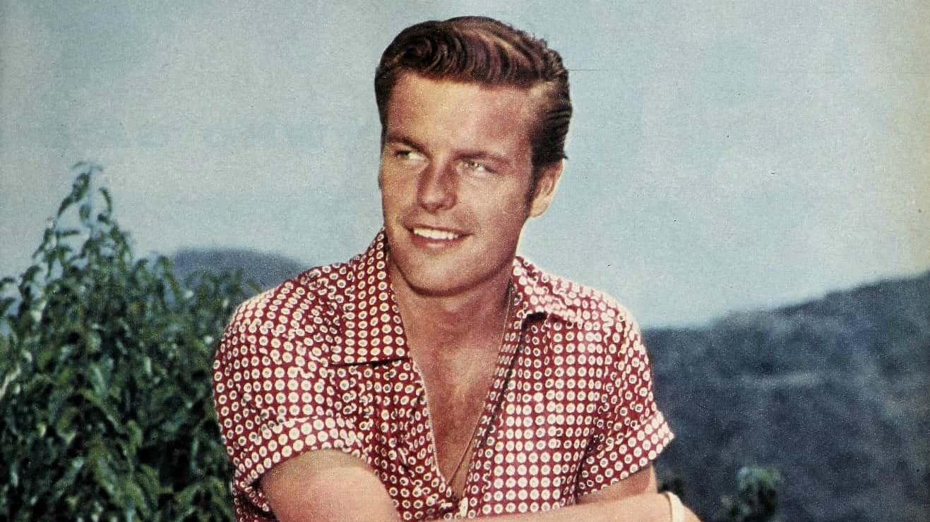 Robert Wagner by Smith, 1954 in plaid shirt