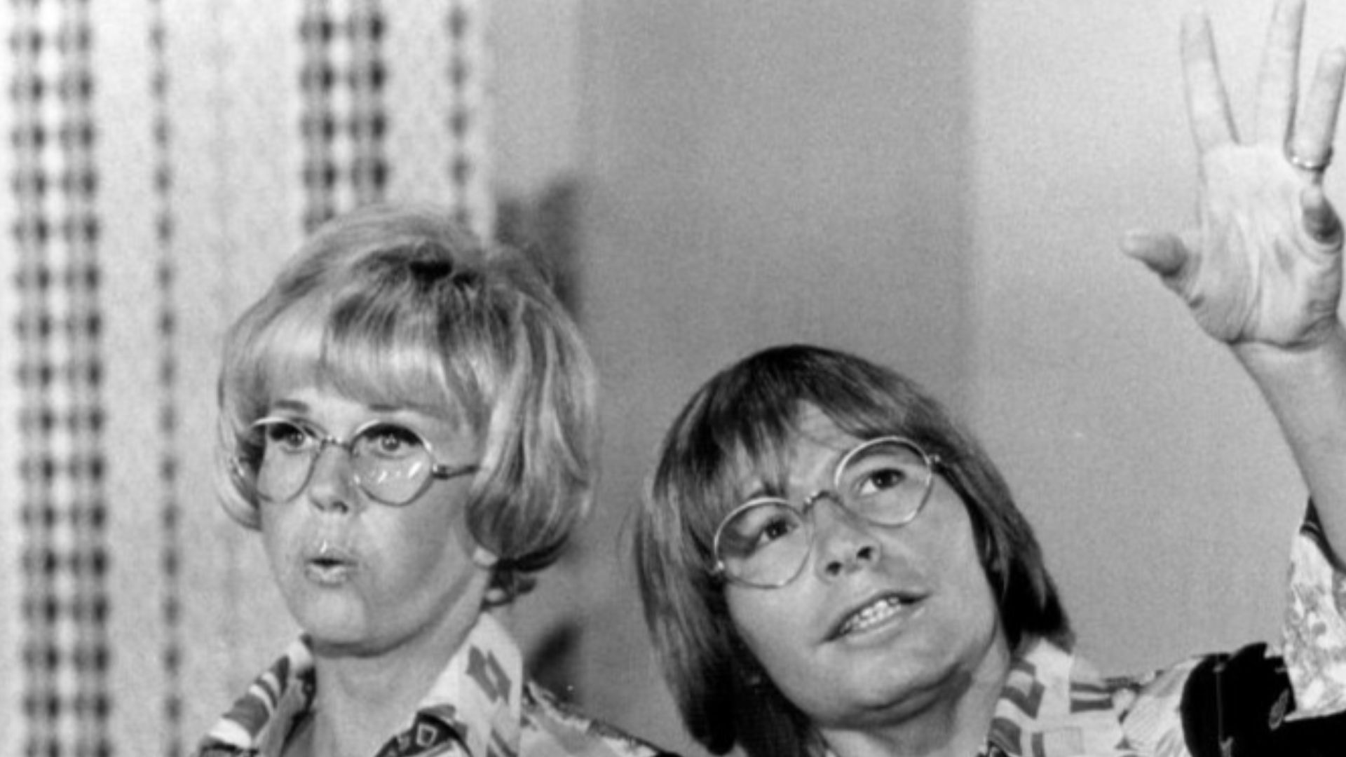 Photo of Doris Day and John Denver from a 1975 TV special Doris Day Today (CBS, Feb. 19, 1975)