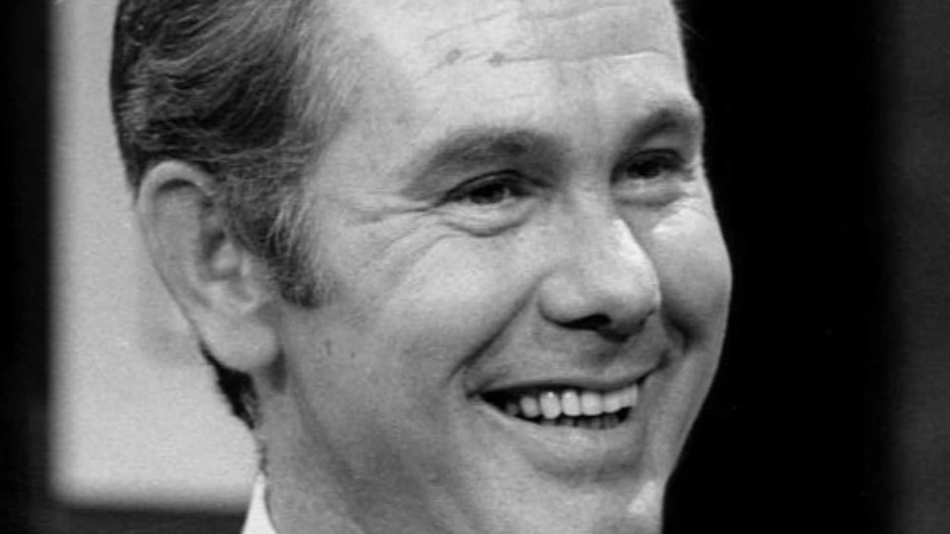 Publicity photo of Johnny Carson from the television program The Tonight Show.