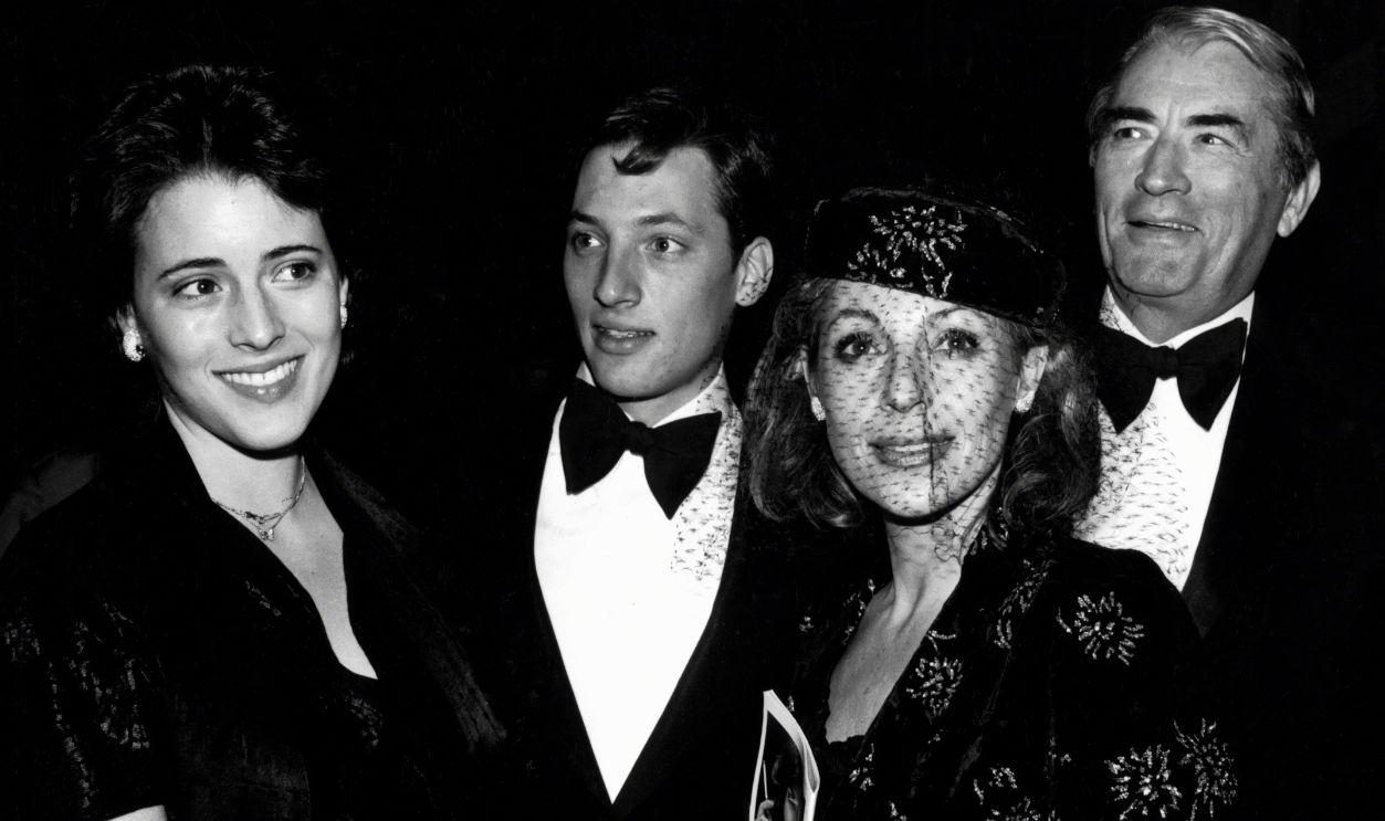 Gregory Peck and his family circa 1970.