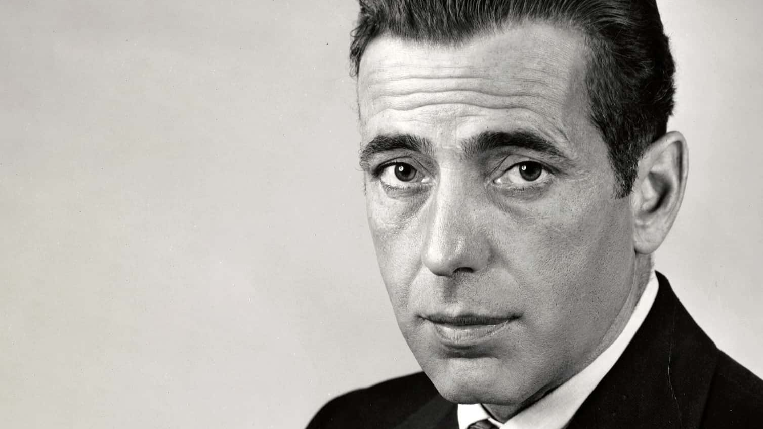 Portrait of the American actor Humphrey Bogart