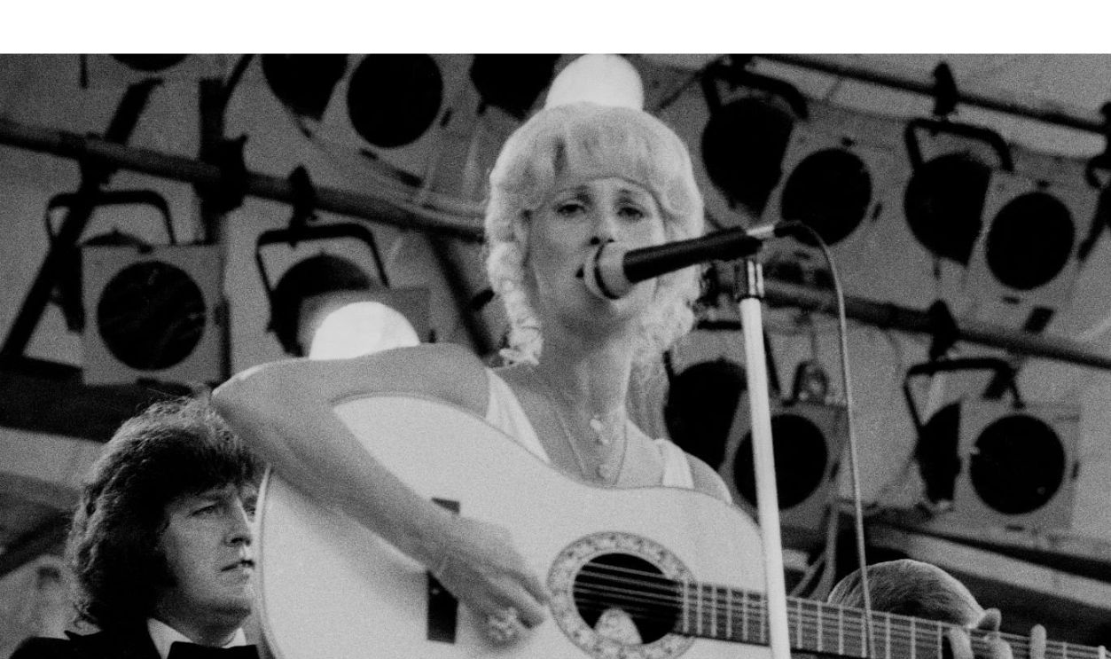 Tammy Wynette in performance; circa 1960; New York.