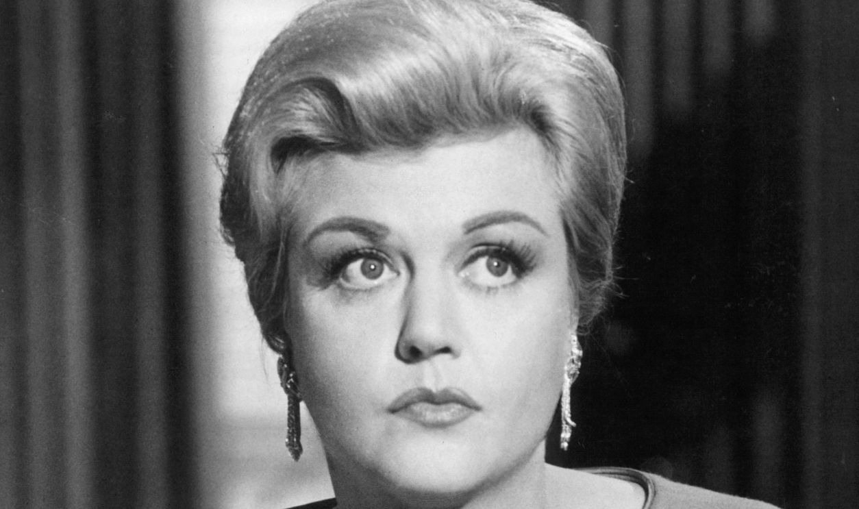 Angela Lansbury looking up in a scene from the film 'The Manchurian Candidate', 1962. 