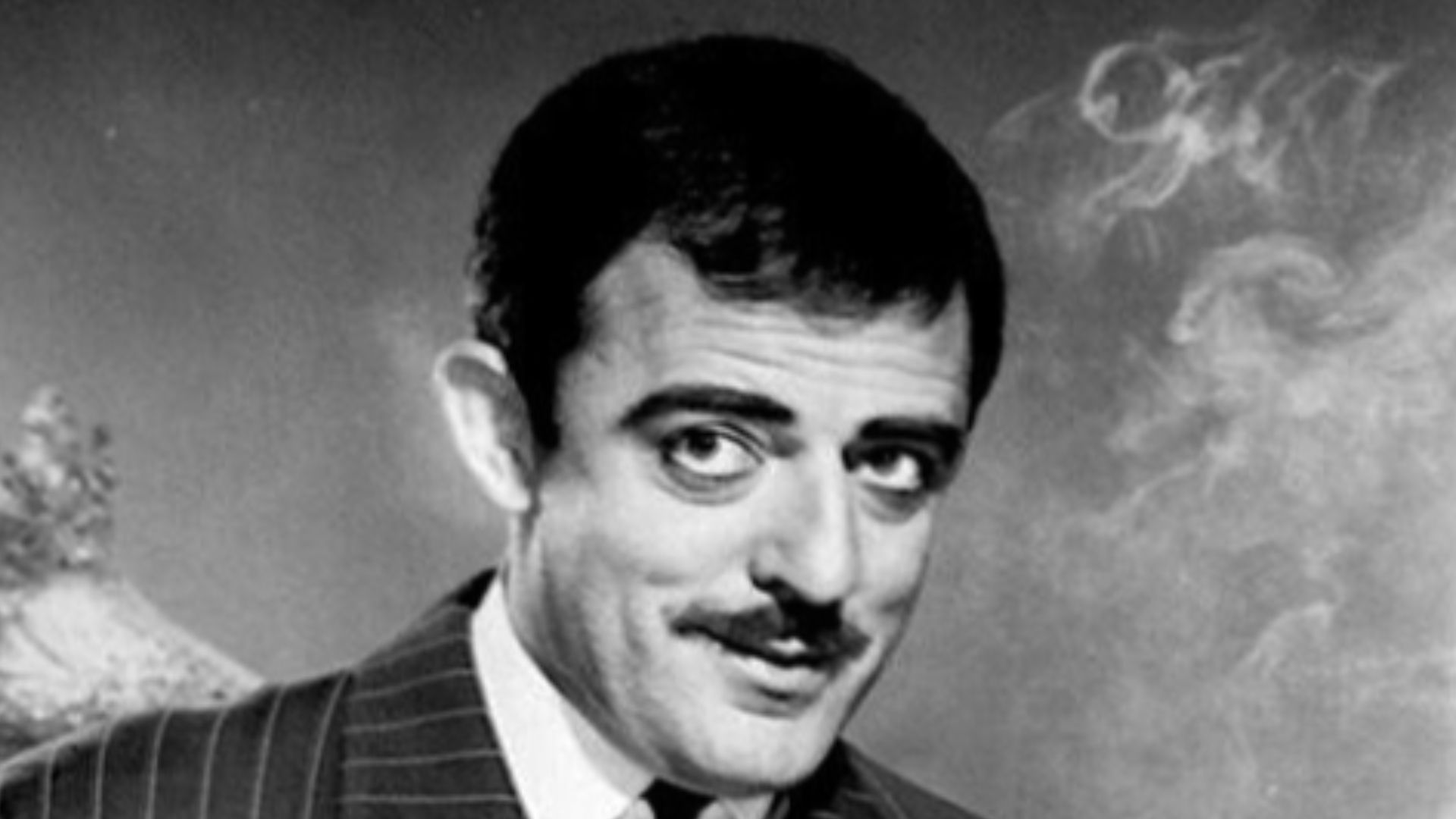 Publicity photo of Jon Astin as Gomez from the television program The Addams Family.