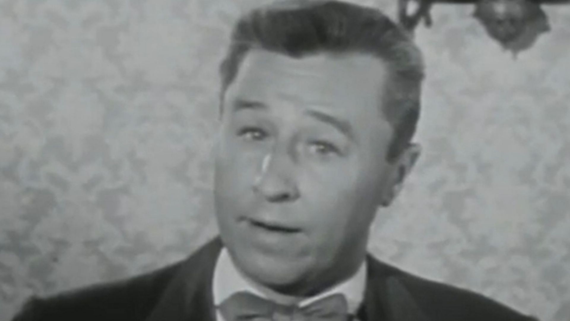 Cropped screenshot of George Gobel from the trailer for the film I Married a Woman.